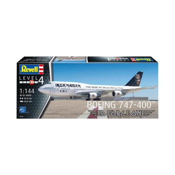 4009803780-4 Revell - IRON MAIDEN Ed Force One - Boeing 747-400 - 03780