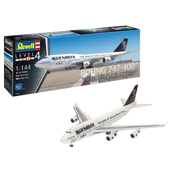 4009803780 Revell - IRON MAIDEN Ed Force One - Boeing 747-400 - 03780