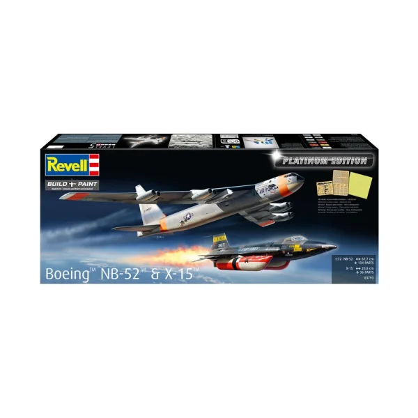 4009803793-15 Revell - Boeing NB-52 & X-15 "Platinum Edition" - 03793