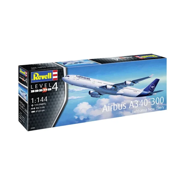 4009803803-9 Revell - A340-300 Lufthansa New Livery - 03803