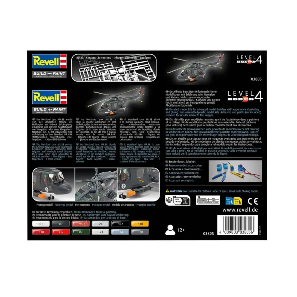 4009803805-12 Revell - Westland Lynx - 03805