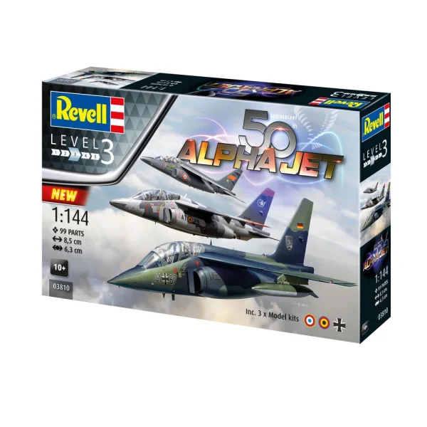 4009803810-3 Revell - 50th Anniversary "Alpha Jet - 3810