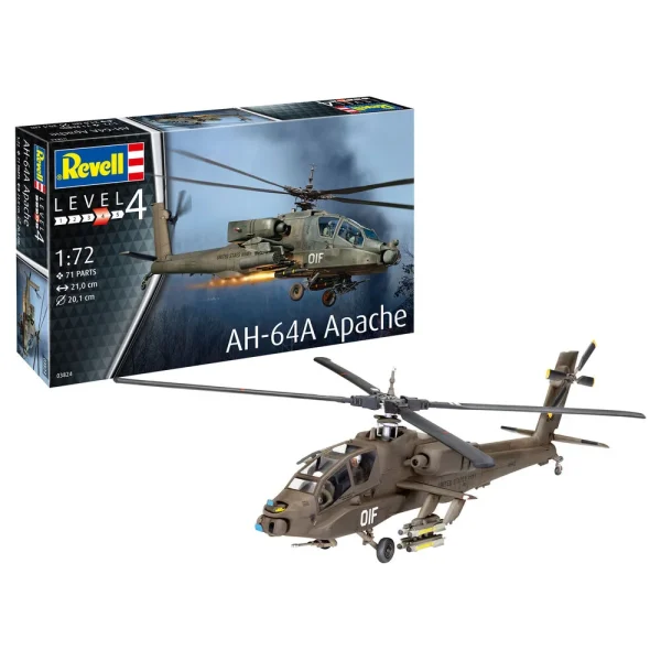 4009803824 Revell - AH-64A Apache - 3824