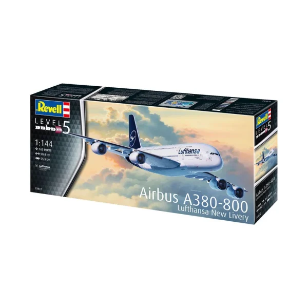 4009803872-5 Revell - Airbus A380-800 Lufthansa New Li - 03872