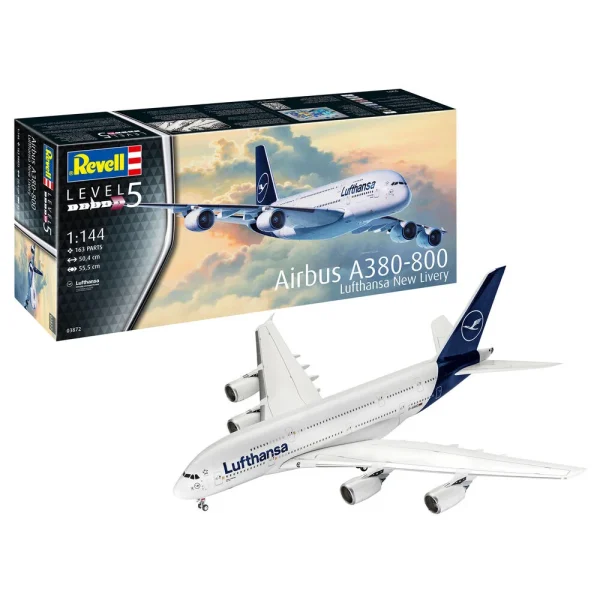 4009803872 Revell - Airbus A380-800 Lufthansa New Li - 03872