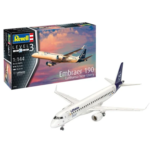 4009803883 Revell - Embraer 190 Lufthansa New Livery - 03883