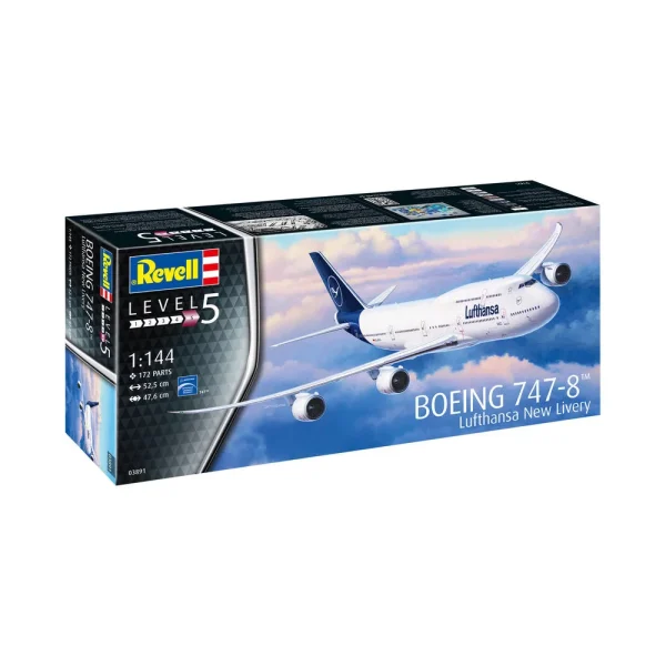 4009803891-8 Revell - Boeing 747-8 Lufthansa"New Liver - 03891