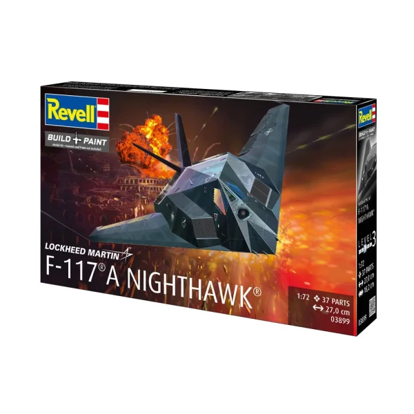 4009803899-11 Revell - F-117A Nighthawk Stealth Fighter - 03899
