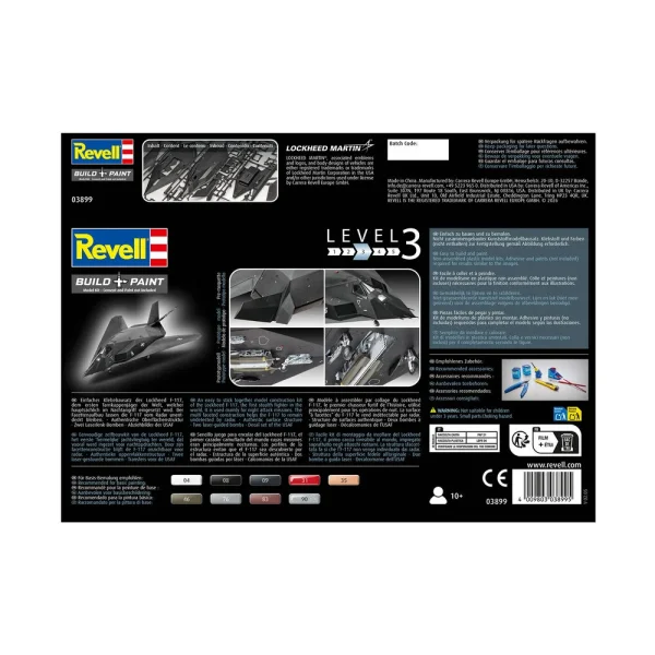 4009803899-12 Revell - F-117A Nighthawk Stealth Fighter - 03899