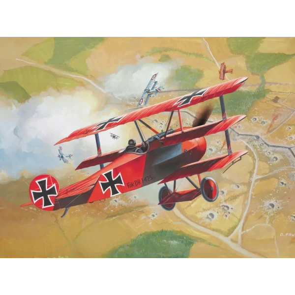 4009804116-2 Revell - Fokker Dr. 1 Triplane - 04116
