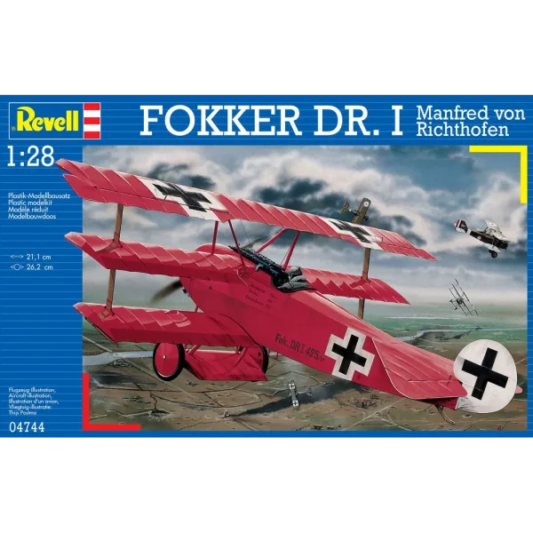 4009804744-3 Revell - Fokker Dr.I "Richthofen - 04744