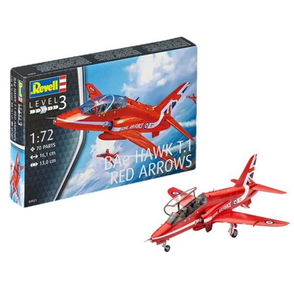 4009804921 Revell - BAe HAWK T.1 RED ARROWS - 04921