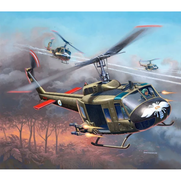 Revell - Bell UH-1H Gunship - 04983