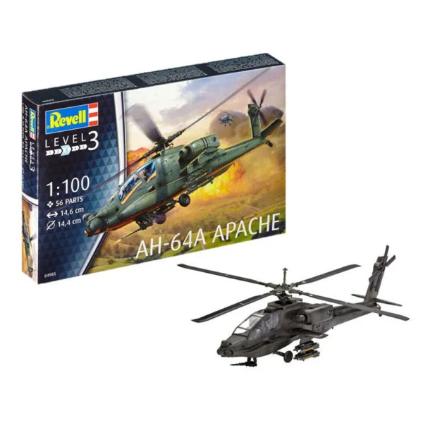 4009804985-6 Revell - AH-64A Apache - 04985