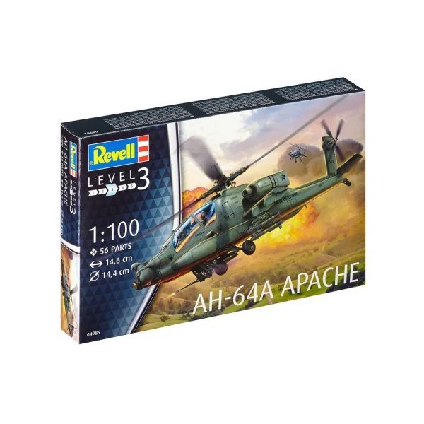 4009804985-7 Revell - AH-64A Apache - 04985