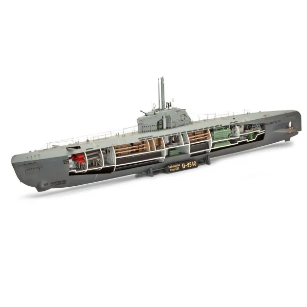 Revell - U-Boot Typ XXI U 2540 &Interieur - 05078