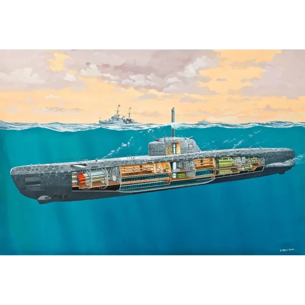 Revell - U-Boot Typ XXI U 2540 &Interieur - 05078