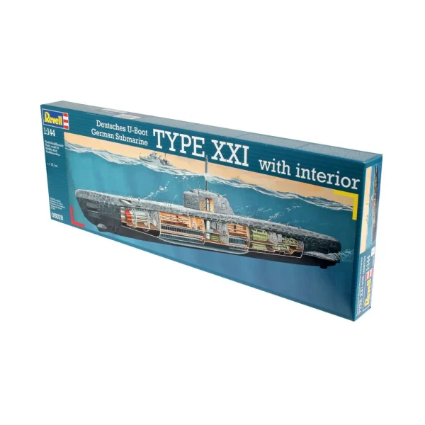 Revell - U-Boot Typ XXI U 2540 &Interieur - 05078