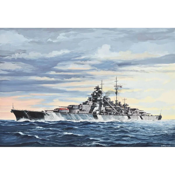 4009805098-6 Revell - Battleship Bismarck - 05098
