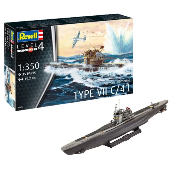 Revell - German Submarine Type VII C/41 - 05154
