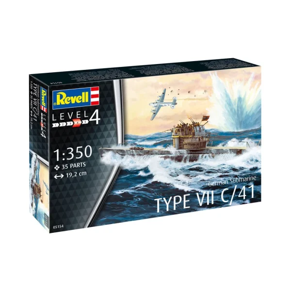 Revell - German Submarine Type VII C/41 - 05154