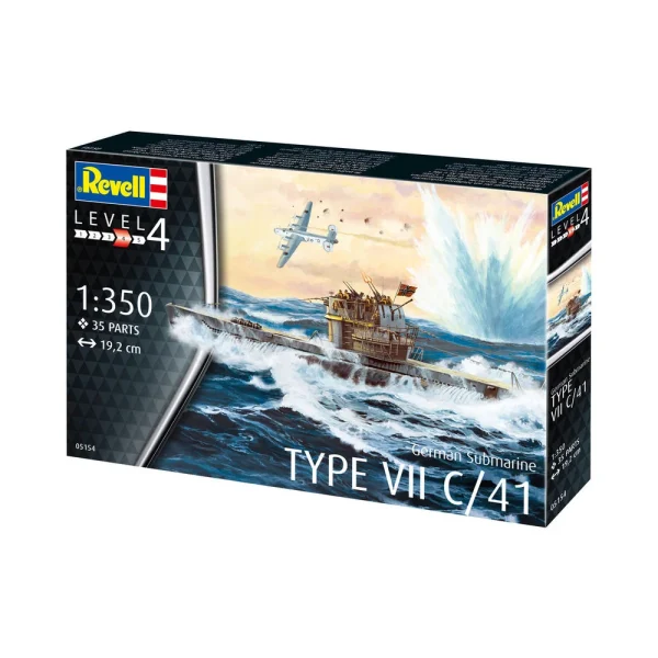 Revell - German Submarine Type VII C/41 - 05154