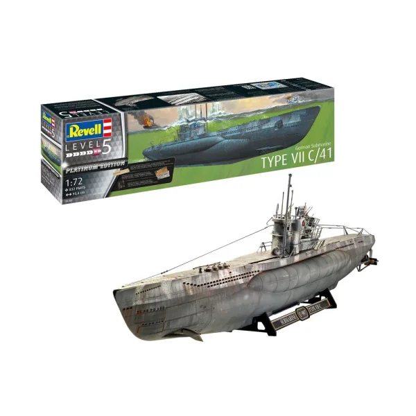 4009805163 Revell - German Submarine Type VII C/41 - 05163