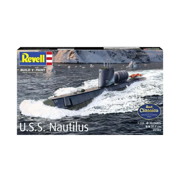4009805184-10 Revell - U.S.S. Nautilus - 05184