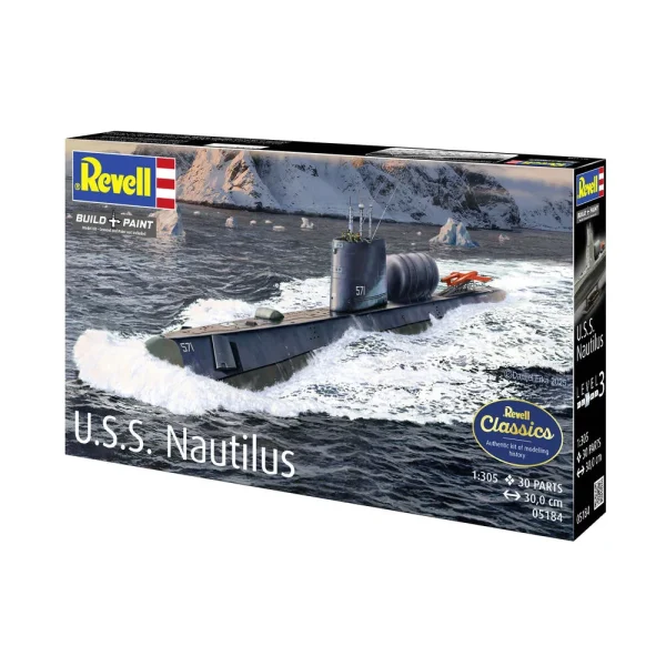 4009805184-11 Revell - U.S.S. Nautilus - 05184