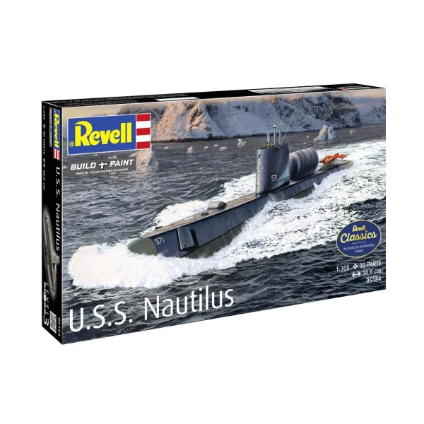 4009805184-9 Revell - U.S.S. Nautilus - 05184