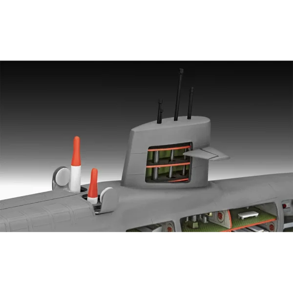 4009805185-6 Revell - S.S.B. Abraham Lincoln with Interior - 05185