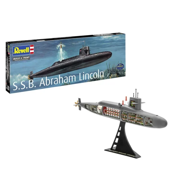 4009805185 Revell - S.S.B. Abraham Lincoln with Interior - 05185
