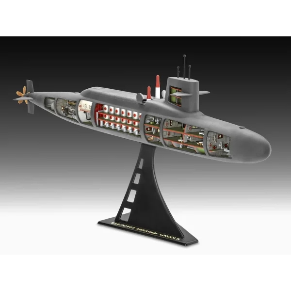 4009805185-9 Revell - S.S.B. Abraham Lincoln with Interior - 05185