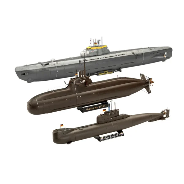 4009805186-1 Revell - 70 Jahre Bundeswehr:Wilhelm Bauer,Type 206A,Class2 - 05186