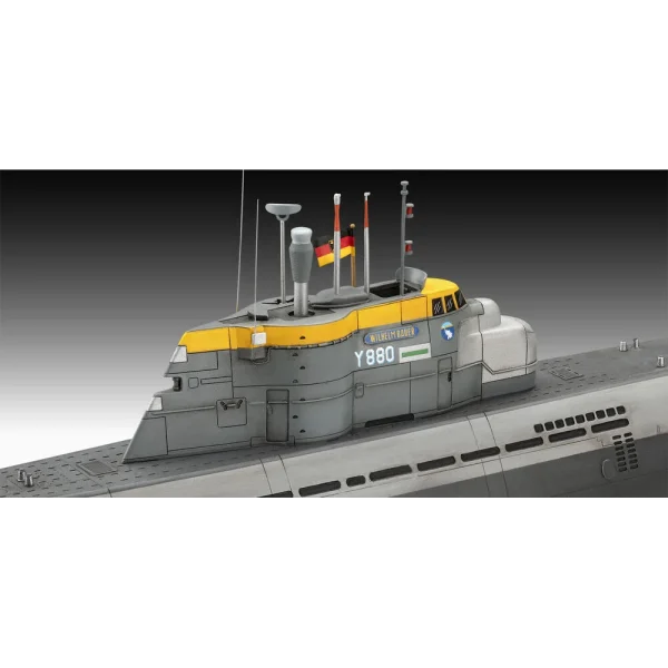 4009805186-10 Revell - 70 Jahre Bundeswehr:Wilhelm Bauer,Type 206A,Class2 - 05186