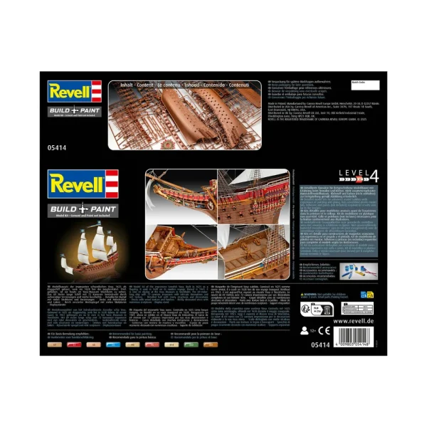 4009805414-13 Revell - Swedish Regal Warship Vasa - 05414