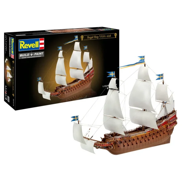 4009805414 Revell - Swedish Regal Warship Vasa - 05414
