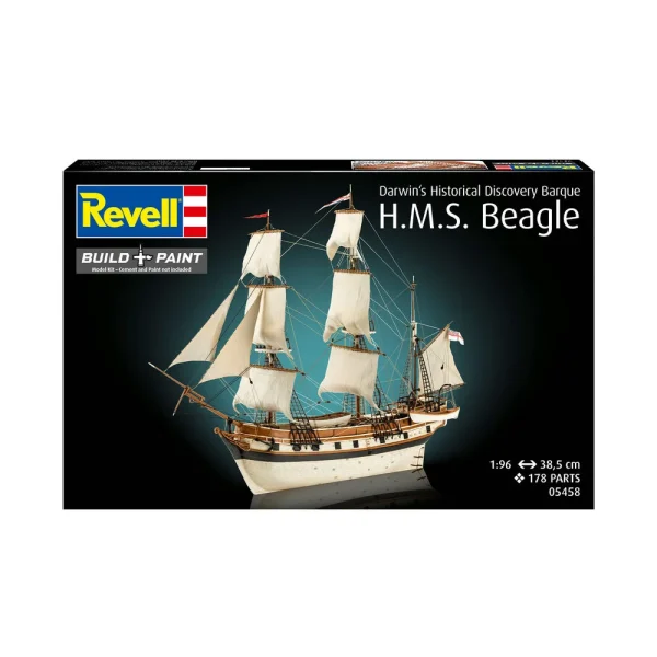 4009805458-10 Revell - HMS Beagle - 05458