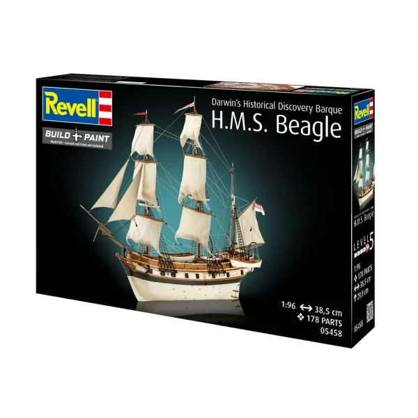 4009805458-11 Revell - HMS Beagle - 05458