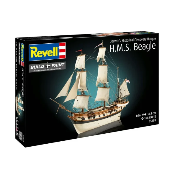 4009805458-9 Revell - HMS Beagle - 05458
