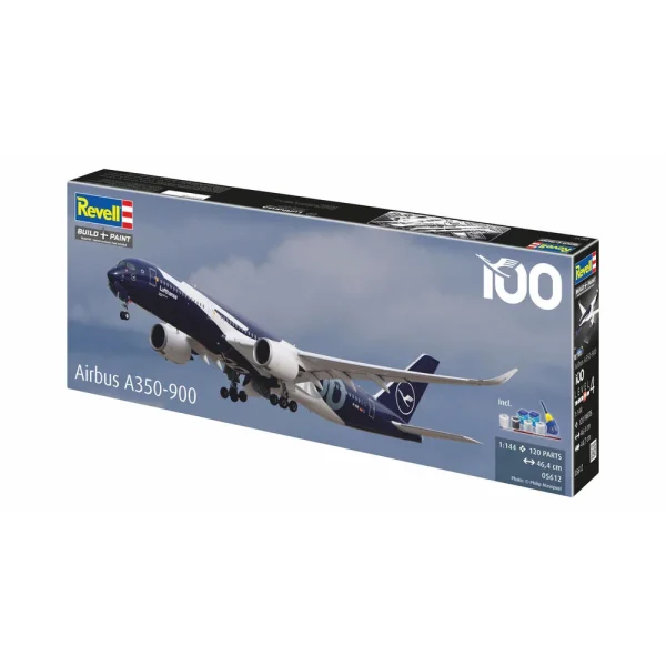 4009805612-11 Revell - Geschenkset A350-900 - Lufthansa 100years - 05612