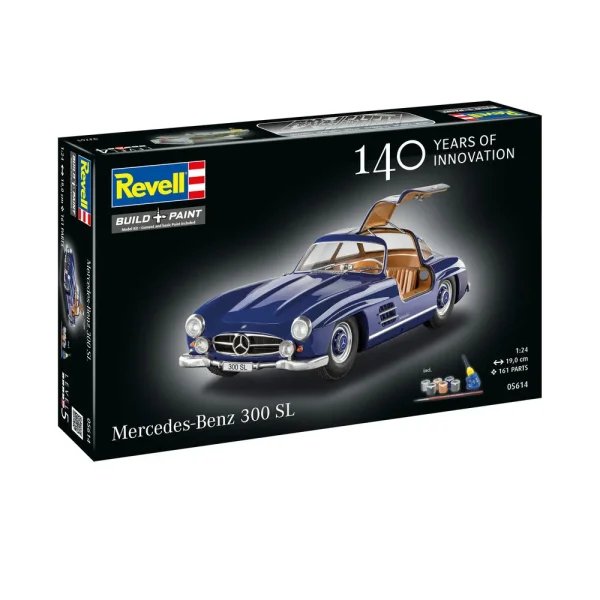 4009805614-10 Revell - Geschenkset Mercedes-Benz 300 SL 100 Jahre MB - 05614