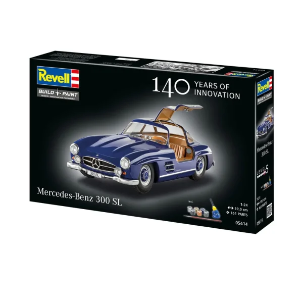 4009805614-12 Revell - Geschenkset Mercedes-Benz 300 SL 100 Jahre MB - 05614