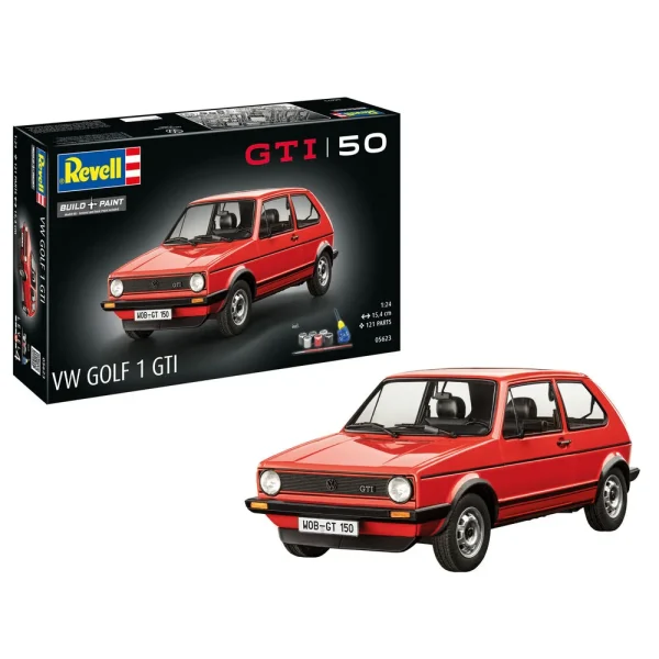 Revell - Geschenkset 50 Jahre VW Golf 1 GTi - 05623
