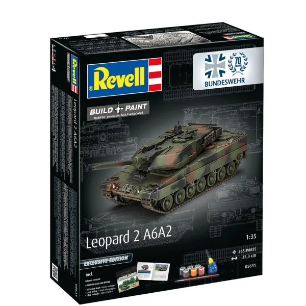 Revell - 70 Jahre Bundeswehr: Leopard 2 A6A2 Exclusive Edi - 05631