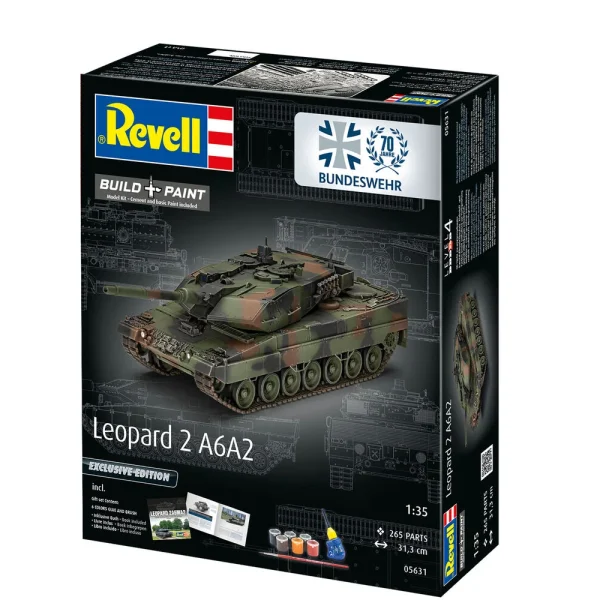 Revell - 70 Jahre Bundeswehr: Leopard 2 A6A2 Exclusive Edi - 05631