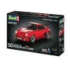 4009805634-13 Revell - Geschenkset Porsche 911 Turbo 50th Anniversary - 05634
