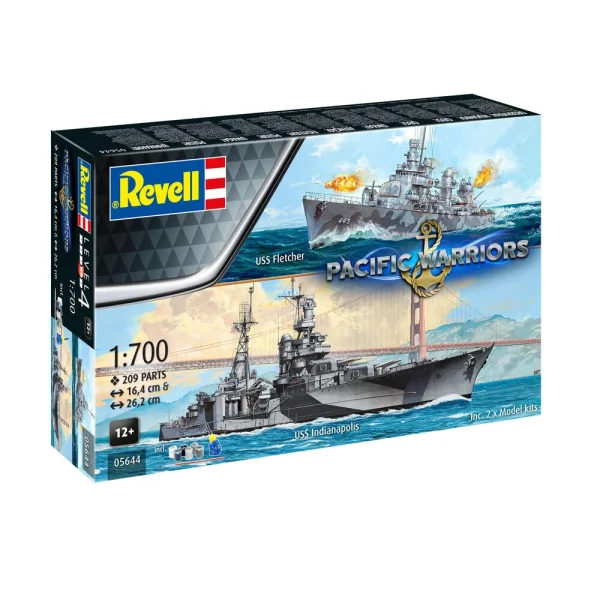 Revell - Pacific Warriors (USS Fletcher & USS Indianapolis) - 05644