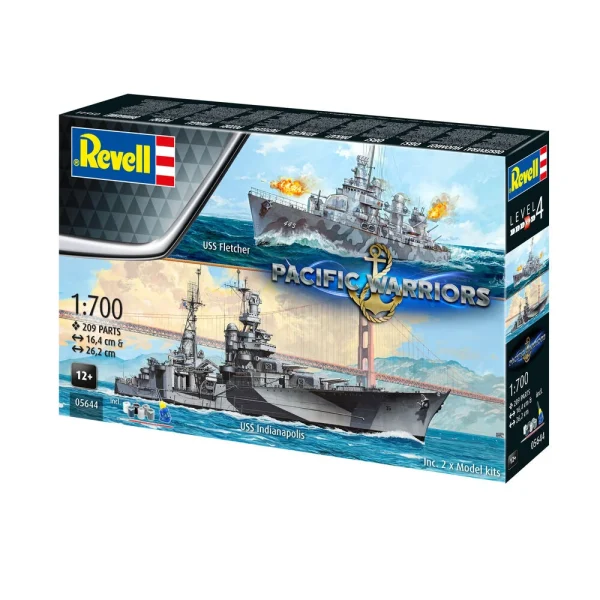 Revell - Pacific Warriors (USS Fletcher & USS Indianapolis) - 05644