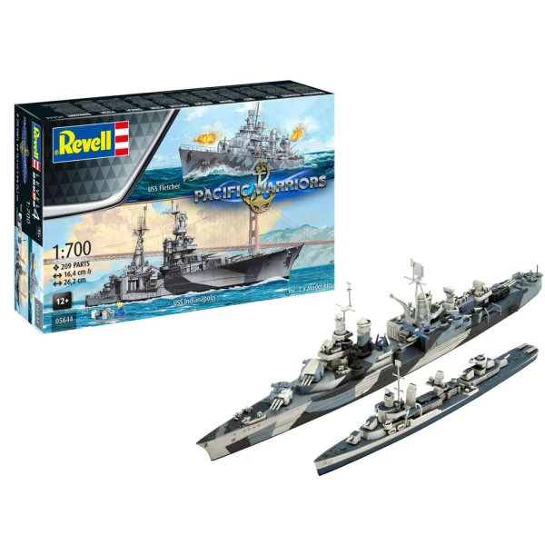 4009805644 Revell - Pacific Warriors (USS Fletcher & USS Indianapolis) - 05644
